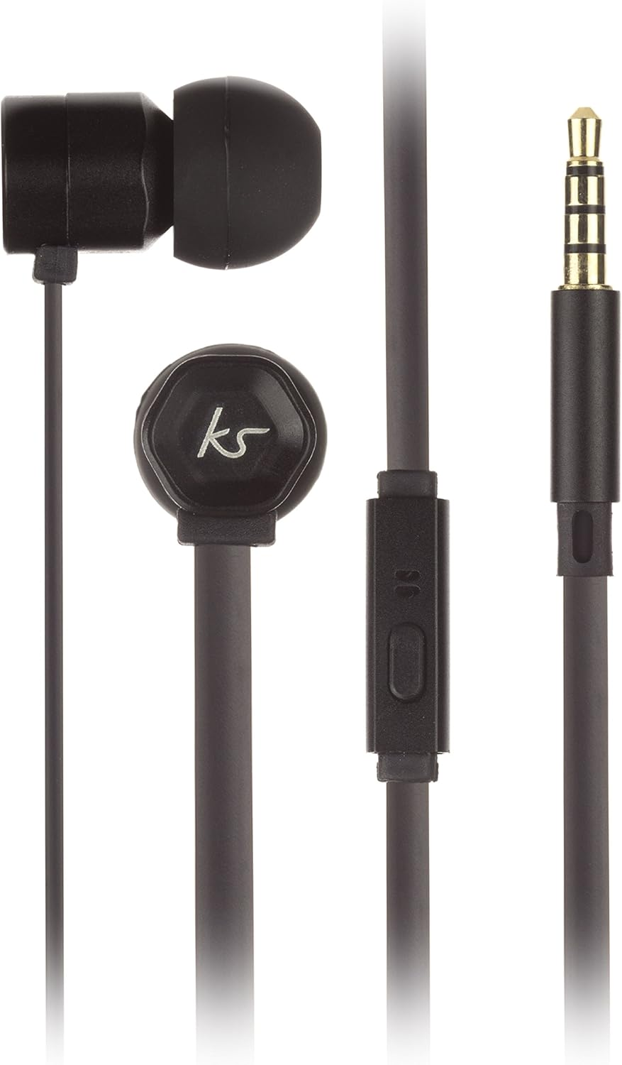 Kitsound Kit Sound Hive-Ear Headphone Microphone with Black KSHIVBVCBK