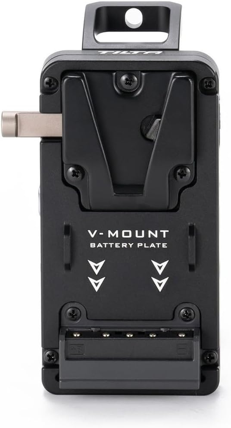 Tilta Battery Plate Compatible with Sony FX6 - V Mount | Power Outputs and Secure Connection | Compatible with Any V-Mount Battery