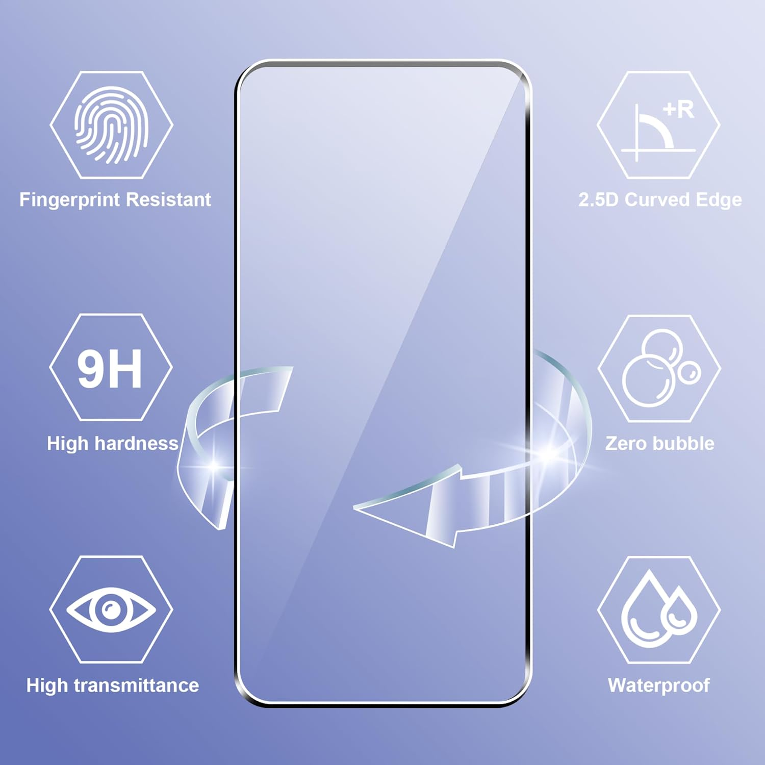 CAUHENYEE Screen Protector for Redmagic 11 Pro / 11S Pro+ Tempered Glass, [2+1] Screen Protector + Back Protection, Scratch-Resistant image number 2