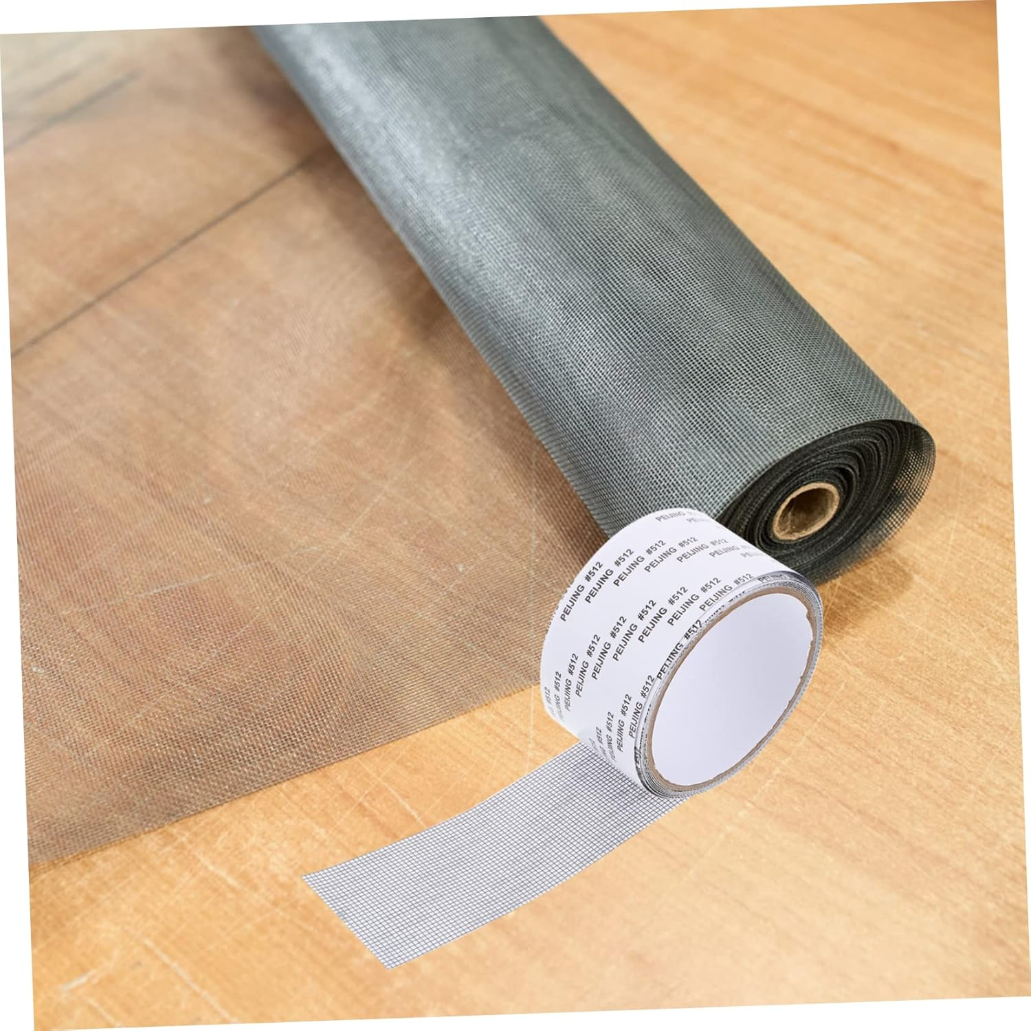 Screen Repair Kit Tape Self-Adhesive Grey Screen Patch for Window and Door 5Cm X 2M Mesh Roll and Tear Fixing