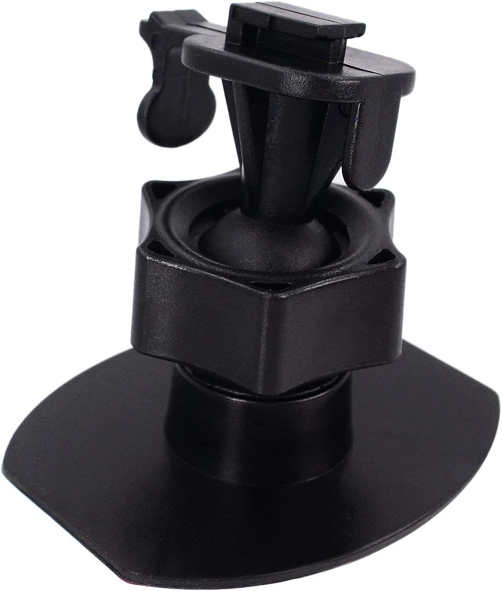 Isaddle CH02B Car Dash Camera Mount Holder for 3M Double-Sided Adhesive Base - Driving Video Recorder Windshield/Dashboard Mount Holder for Yi/Apeman/Dod/Hp Car DVR Camera GPS Phone Permanent Mount image number 2