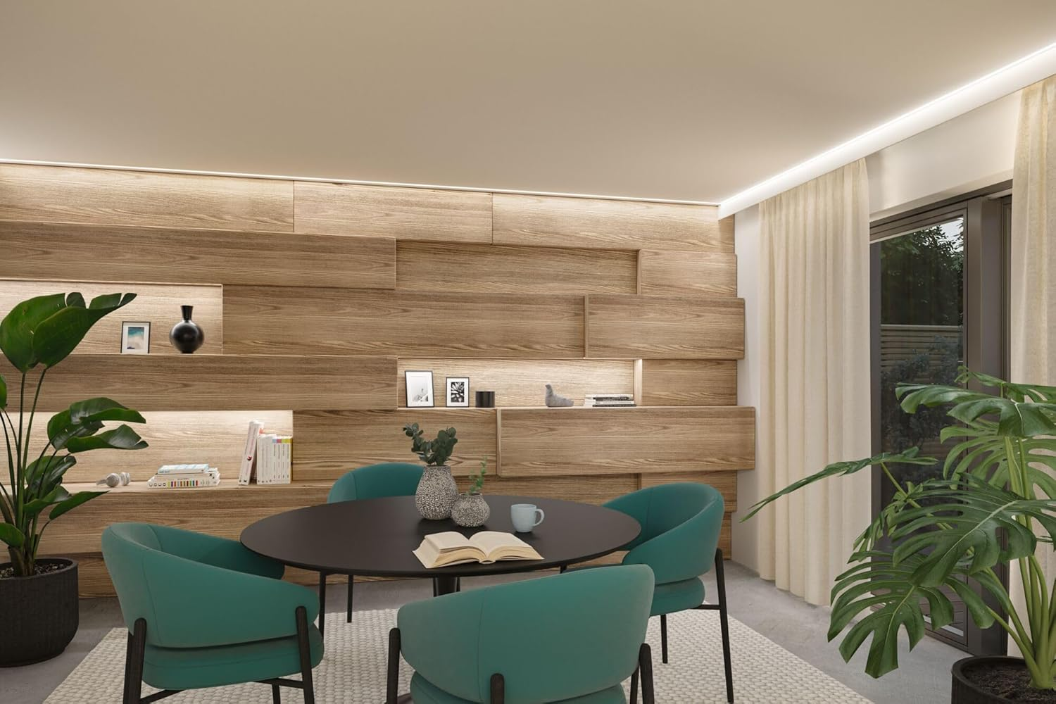 Paulmann 71233 Maxled 500 LED Strip Warm White Individual Strip 2,5M 9W 550Lm/M 64 Leds/M 2700K image number 1