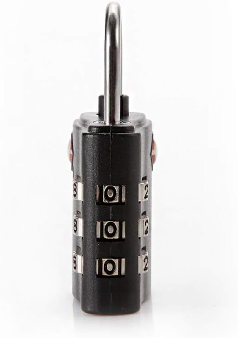 Travel Blue TSA Approved Combination Lock &ndash; Classic 3-Digit Luggage Padlock, Alloy & Steel, Compact & Durable - Blue image number 4