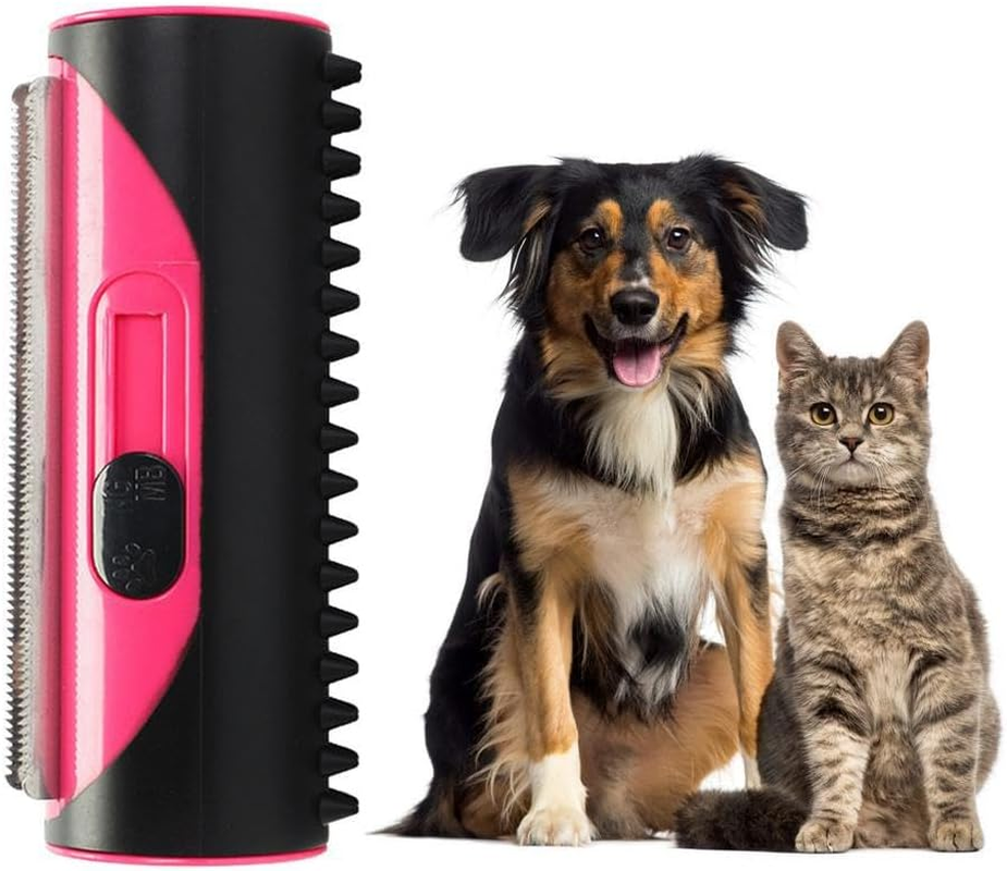Tootoo 3In1 Pet Dog Cat Fur Deshedding Shedding Trimmer Groom Comb Brush Hair Removal (Pink) image number 5