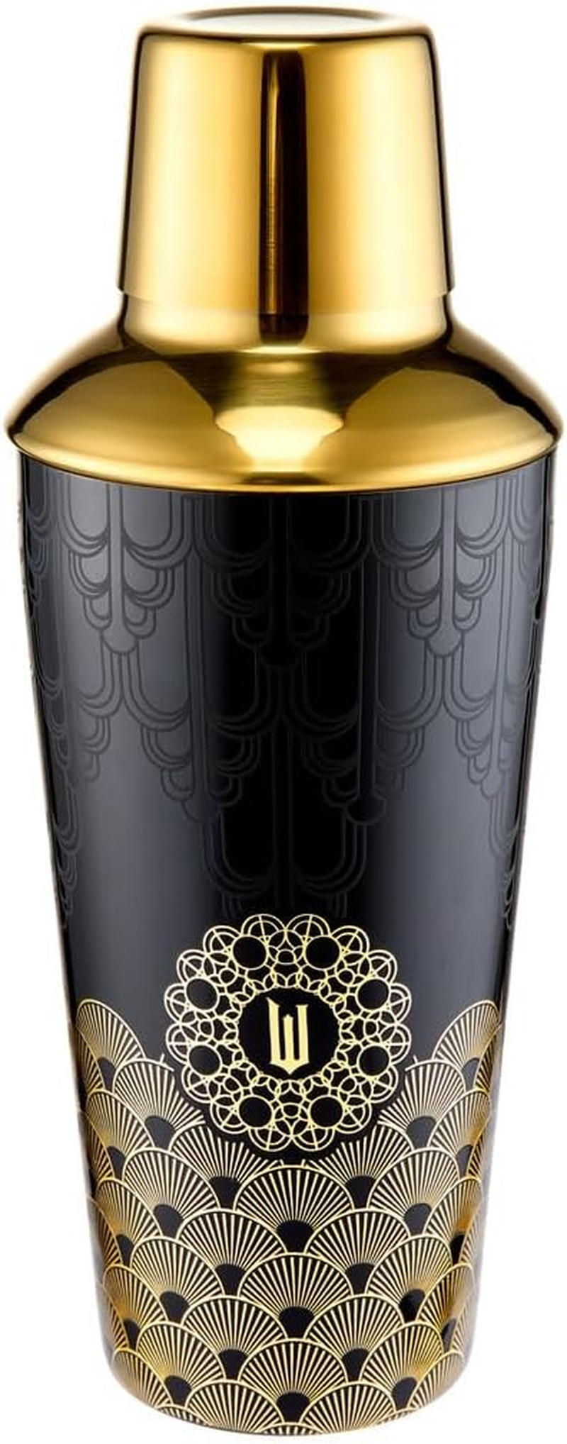Maxwell & Williams Wicked Cocktail Shaker in Wizard'S Palace Gift Box, 600 Ml Capacity, Black