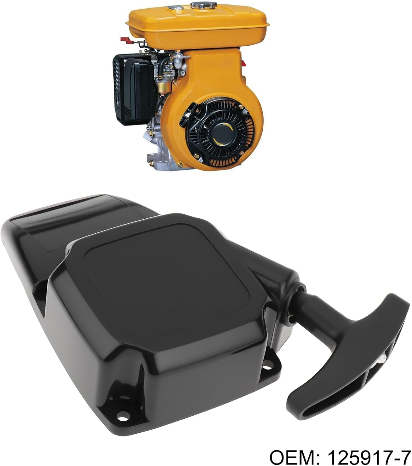 Recoil Pull Starter 125917-7 Compatible with Robin EH025 BHX2500 BHX2500CA EM4251 image number 6