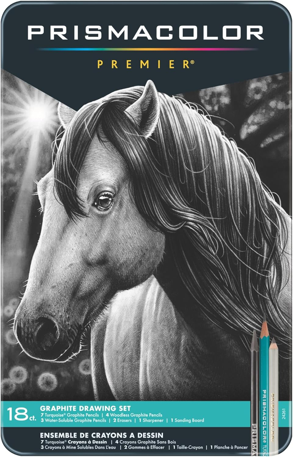 Prismacolor 24261 GRAPHITE Drawing 18-Piece Set image number 2