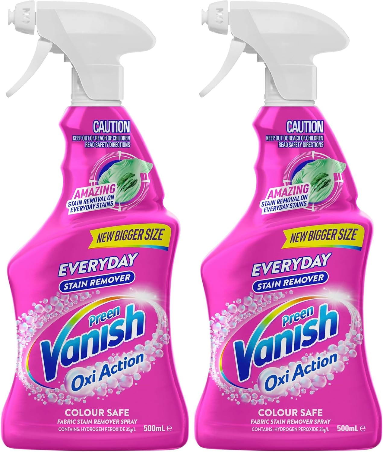 Vanish Preen Oxi Action Everyday Stain Remover Spray 500Ml image number 1