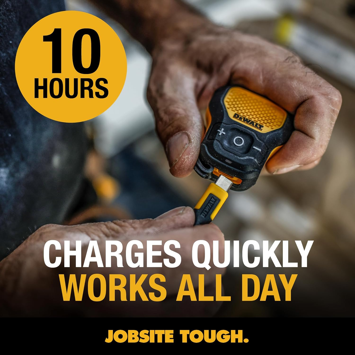 Dewalt Jobsite Pro Wearable Bluetooth Speaker image number 5