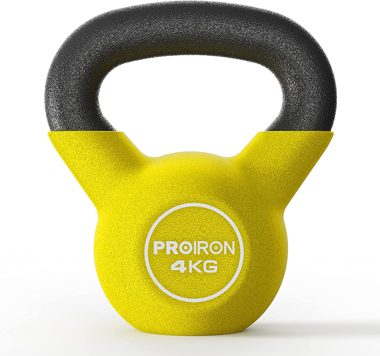 PROIRON Neoprene Coated Kettlebell Weights Solid Cast Iron Kettlebell, Strength Training Kettlebells for Weightlifting, Conditioning, Strength & Core Training in 4KG, 6KG, 8KG, 10KG, 12 KG, 14KG,16KG,20KG