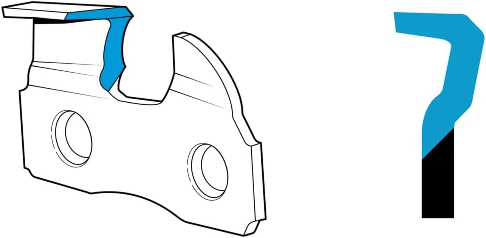 Oregon 12-Inch Replacement Chainsaw Bar & R44 Chain, 3/8" Pitch, 043" Gauge, 44 Drive Links, Fits Various Models of Stihl (540389) image number 1