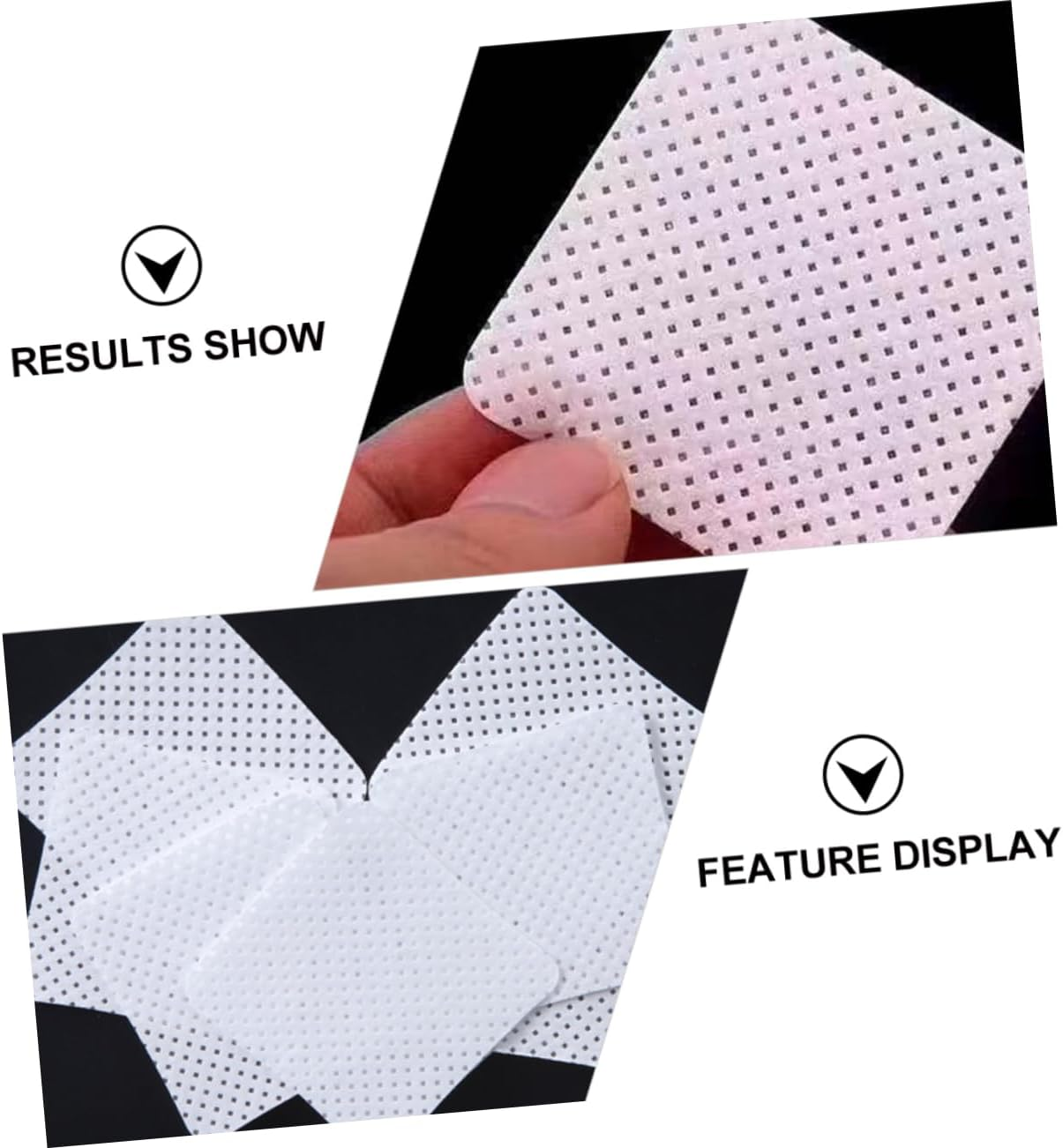 400Pcs Cleaning Pads Grafting Eyelash Cosmetic Nail Wipes Nail Polish Remove Pads for Makeup Removal and Polish Remover Usage image number 2