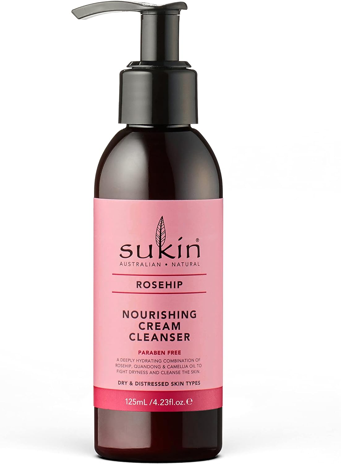 SUKIN ROSEHIP NOURISHING CREAM CLEANSER 125ML image number 4