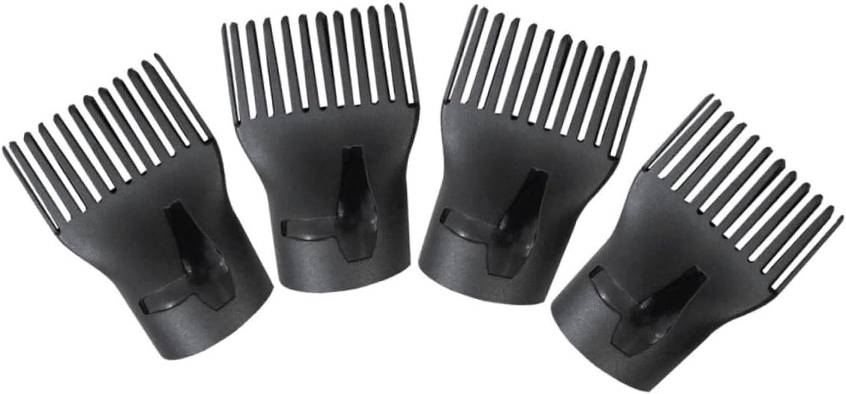 LIFKOME 4Pcs Heat Resistant Plastic Hair Dryer Nozzle Attachment Duckbill Flat Blow Nozzle for Focused Airflow Control Styling Tool for Professional Barber Shop and Home Use image number 1