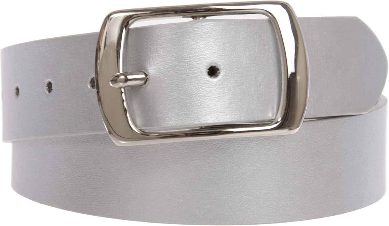 Beltiscool Women Casual PU Leather Dress Belt with Square Single Prong Buckle image number 4