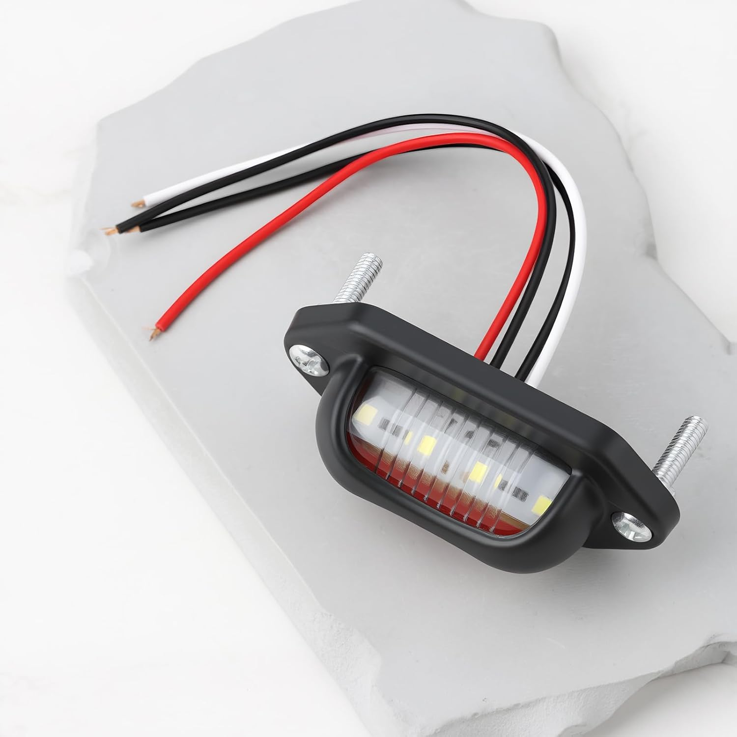 SING F LTD 2Pcs 12-24V LED Number Plate Light for Trucks Trailers Cars Rvs Boats image number 5