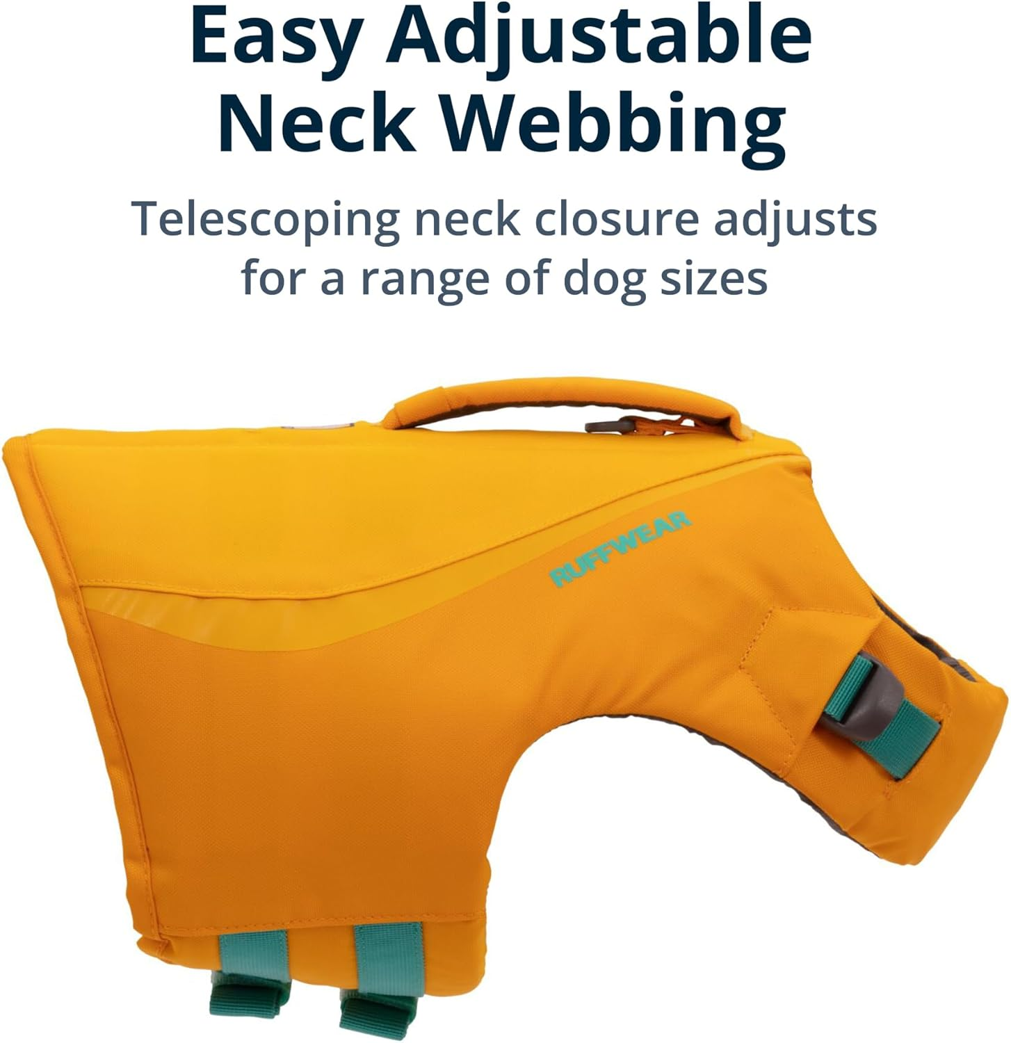 Ruffwear Float Coat Dog Jacket, Buoyancy and Buoyancy, Dog Vest for Safe Swimming, Boating, Water Sports, Wave Orange, X-Small image number 3