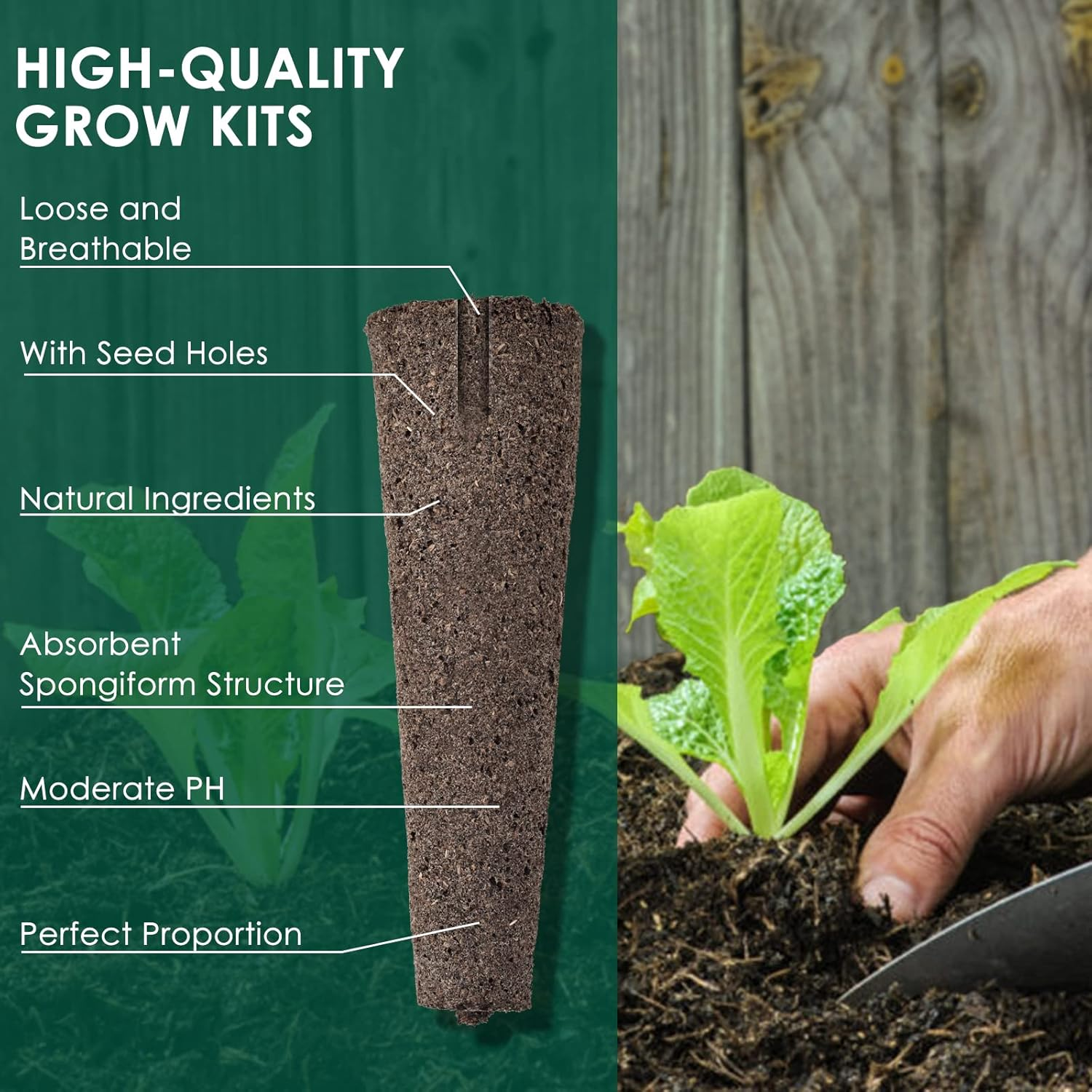 PACETAP 80 Pack Grow Sponges Compatible with Aerogarden, Replacement Refill Grow Sponge for Hydroponic Indoor Garden System