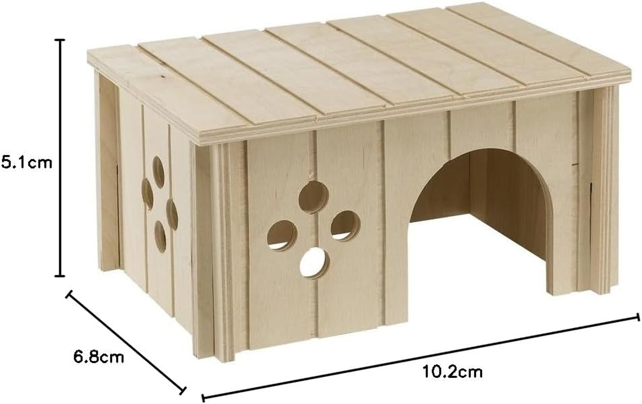 Ferplast Guinea Pig House Wooden Small Pet Nesting Box image number 4