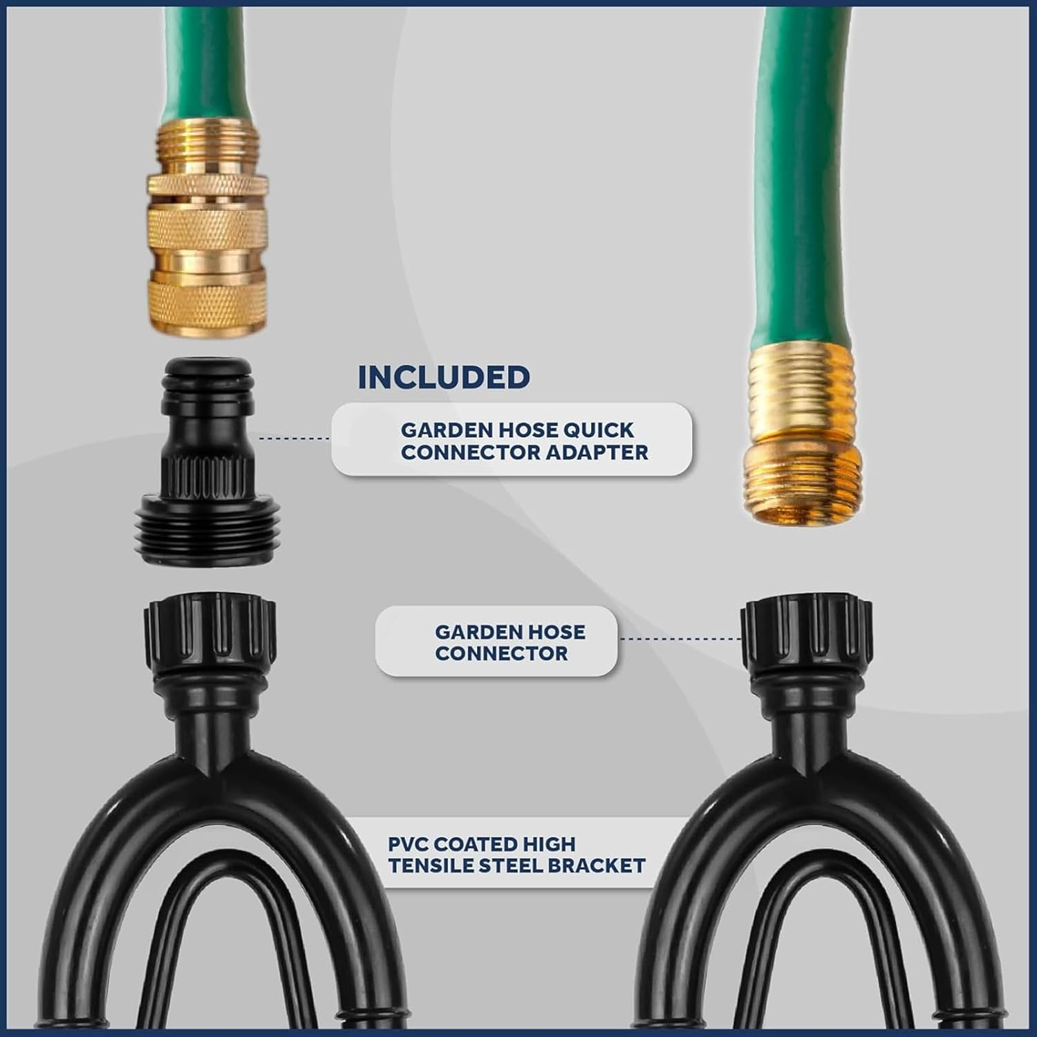 Dual Water Feed Motor Flusher, Outboard Motor Flusher, Boat Dual Flowing Motor Flusher, Marine Engine Winterizing Flushing for Evinrude, Johnson, Etc. image number 5