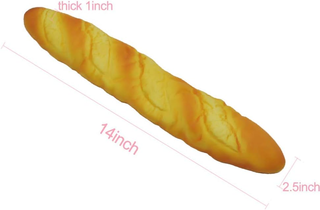 JIANEEXSQ Memory Foam Keyboard Wrist Rest Pad Soft Toast Bread Baguette Shape Anti-Skid Wrist Rest Support for Office Computer,Laptop Ergonomic Wrist Rest Pad