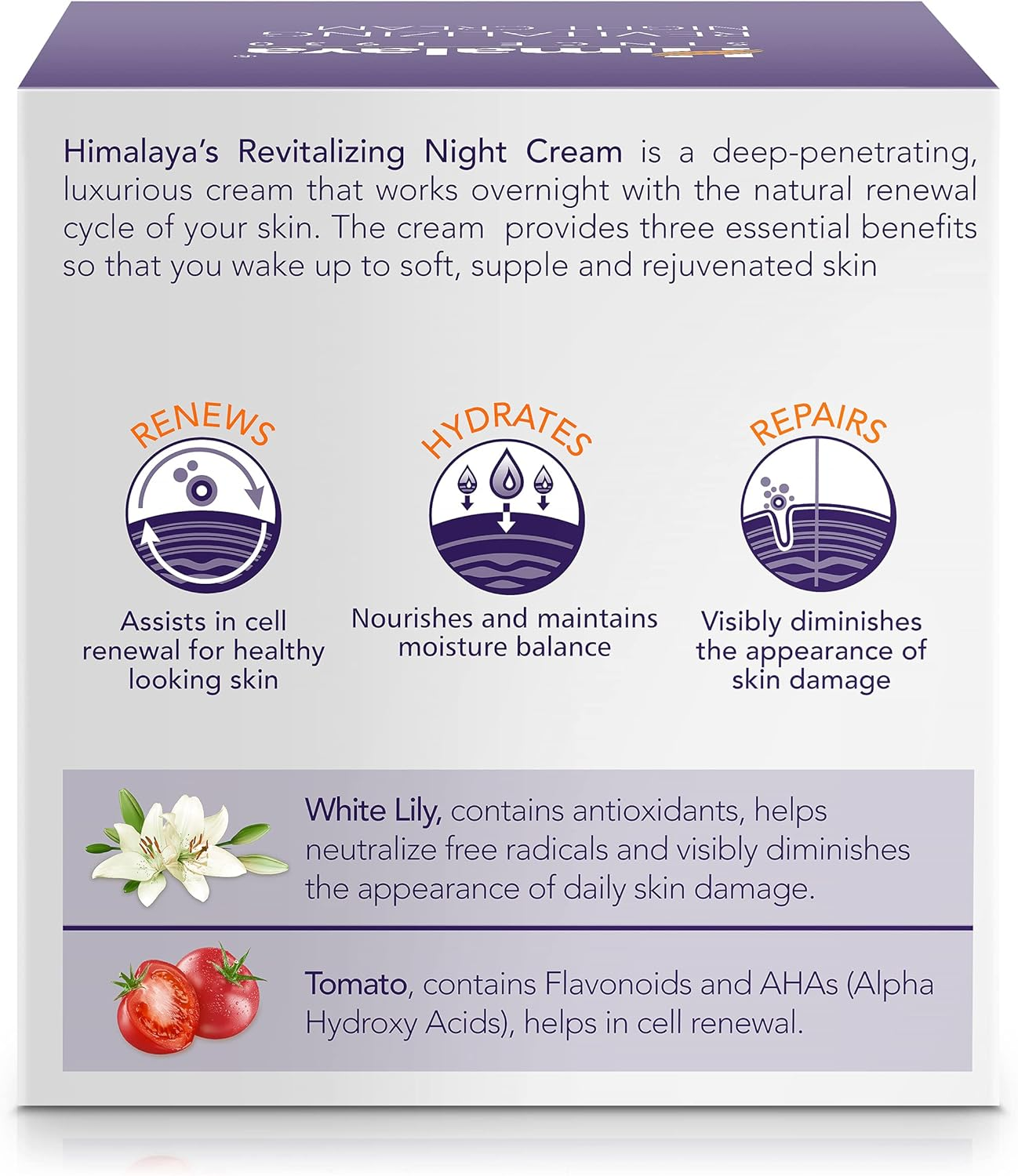 Himalaya Herbals Revitalizing Night Cream, 50Gm image number 4