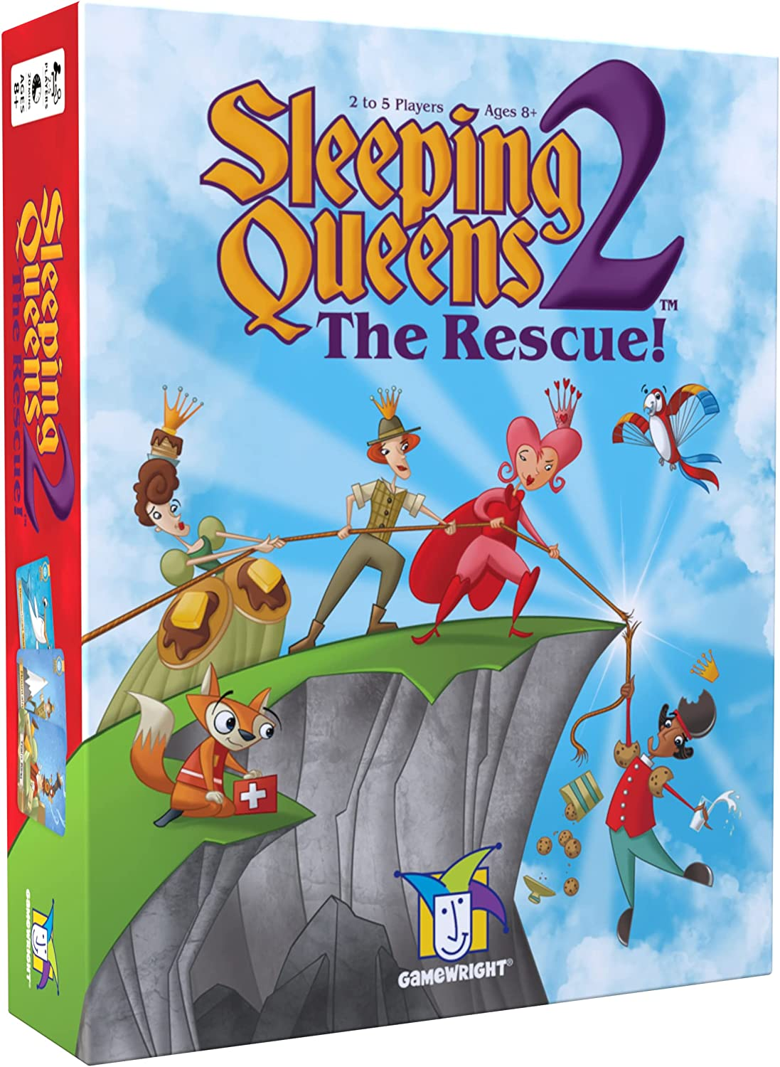 Gamewright Sleeping Queens 2, the Rescue Board Game image number 4