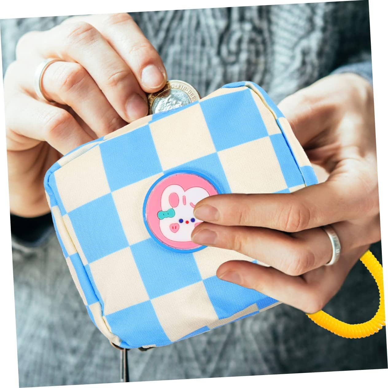 BCOATH 2Pcs Menstrual Pad Bag Practical Period Bag Sanitary Napkin Pouch Tampon Pouch for Women image number 2