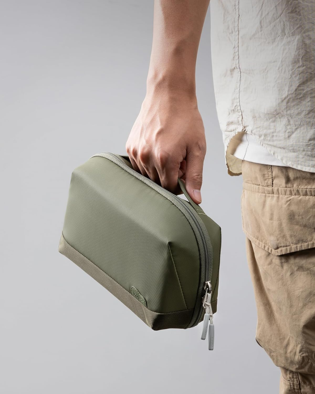 Inateck Electronics Organizer, Splash-Resistant Travel Accessory Handle Bag