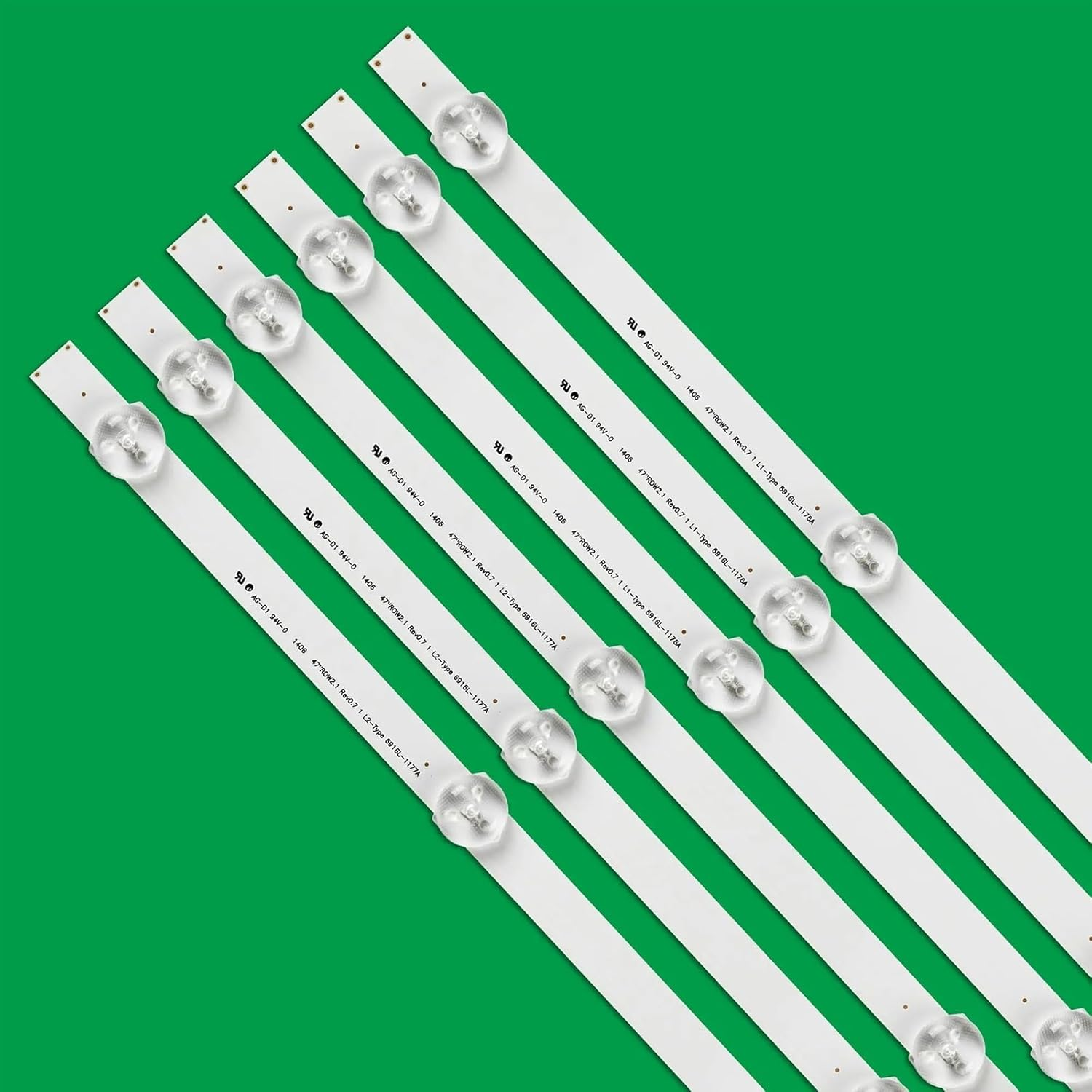 ALMVIS LED Strips Bars Fit for LG 47LN5790 47LN5750 47LA6210 47LN540S 47LN5403 47LN5404 LC470DUE-SFR1 LC470DUG-JFR1 SF R1 R2 R3 R4 U1 LED TV Light image number 2