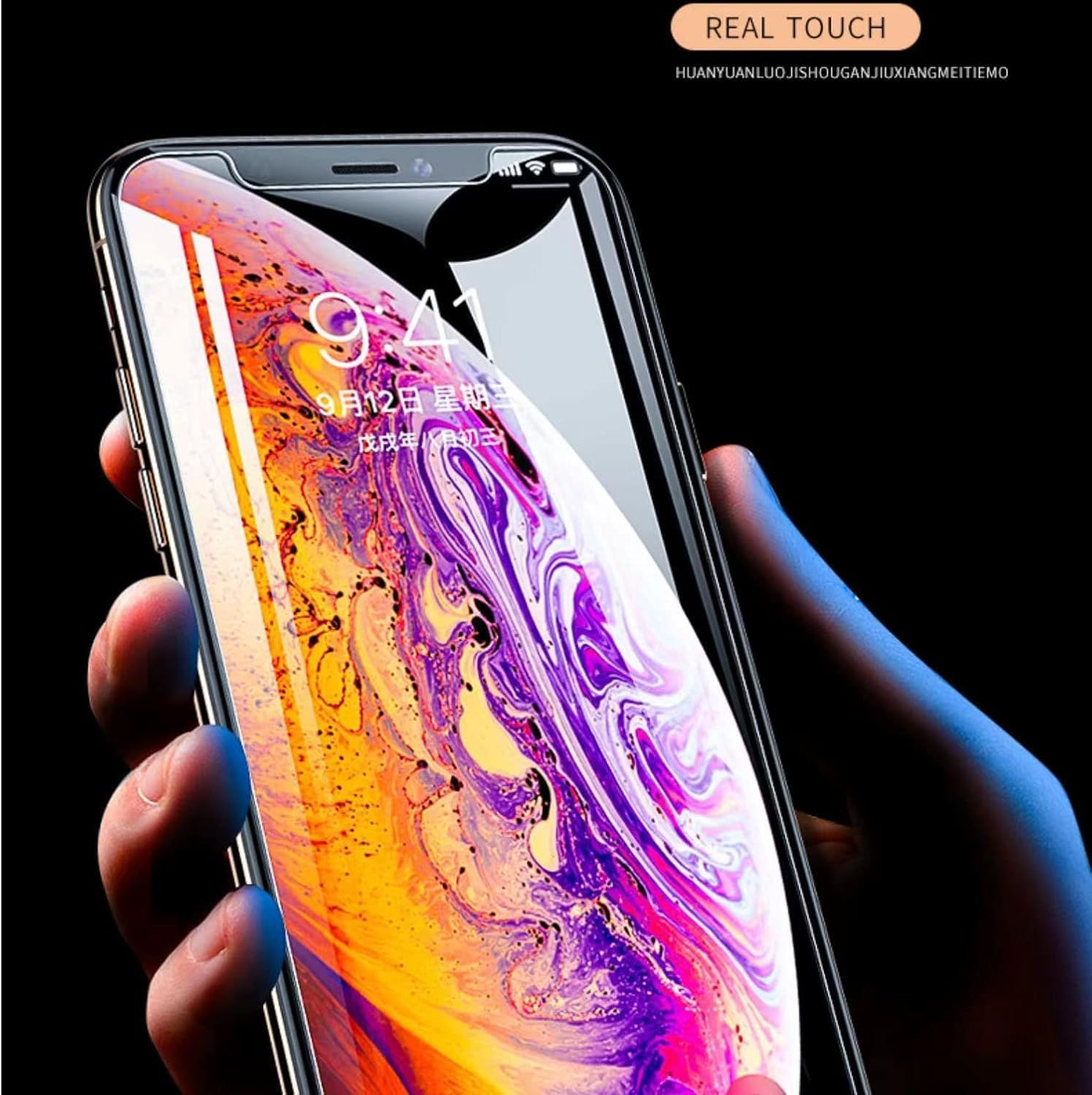 DIEBI 2-Pack Temper Glass Screen Protector for Iphone 16 6.1-Inch, 9H Hardness Crystal Clear Scratch Resistant Easy Installation image number 1