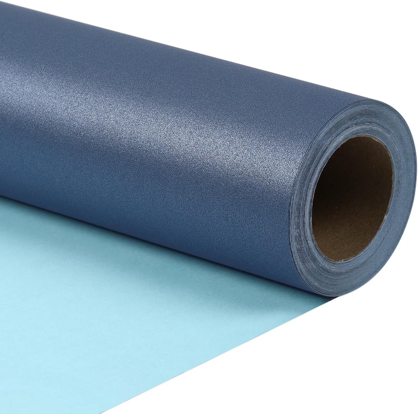 WRAPLA White Wrapping Paper 43Cm X 10M Solid Color Pearly-Lustre Paper, Gift Wrapping Paper Rolls for Wedding, Birthday, Bridal Shower, Christmas, Baby Shower(17In X 33Ft)