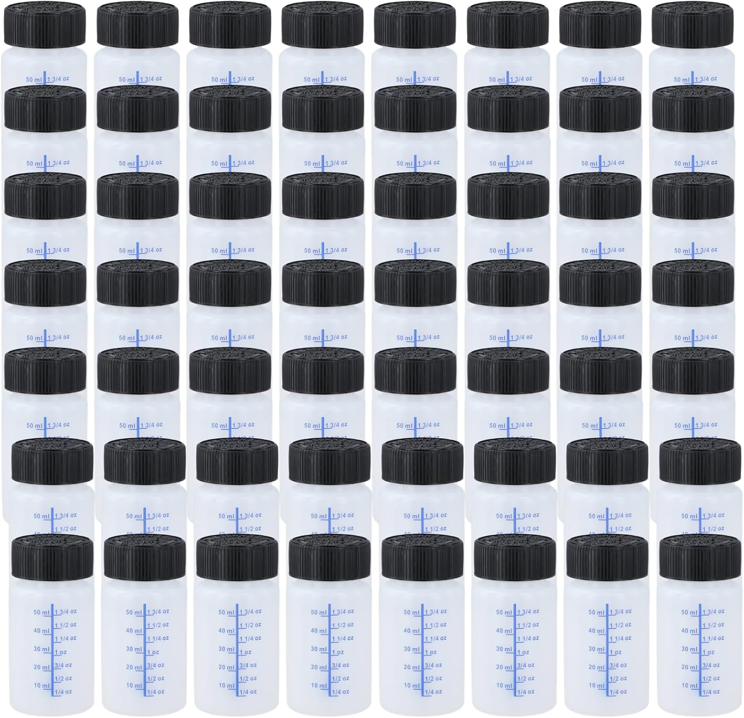 60 Pcs 2 Oz Touch up Paint Container - Empty Paint Touch up Bottles with Brush, Safe Lids, and Mixing Balls for Fixing Car Scratches image number 1