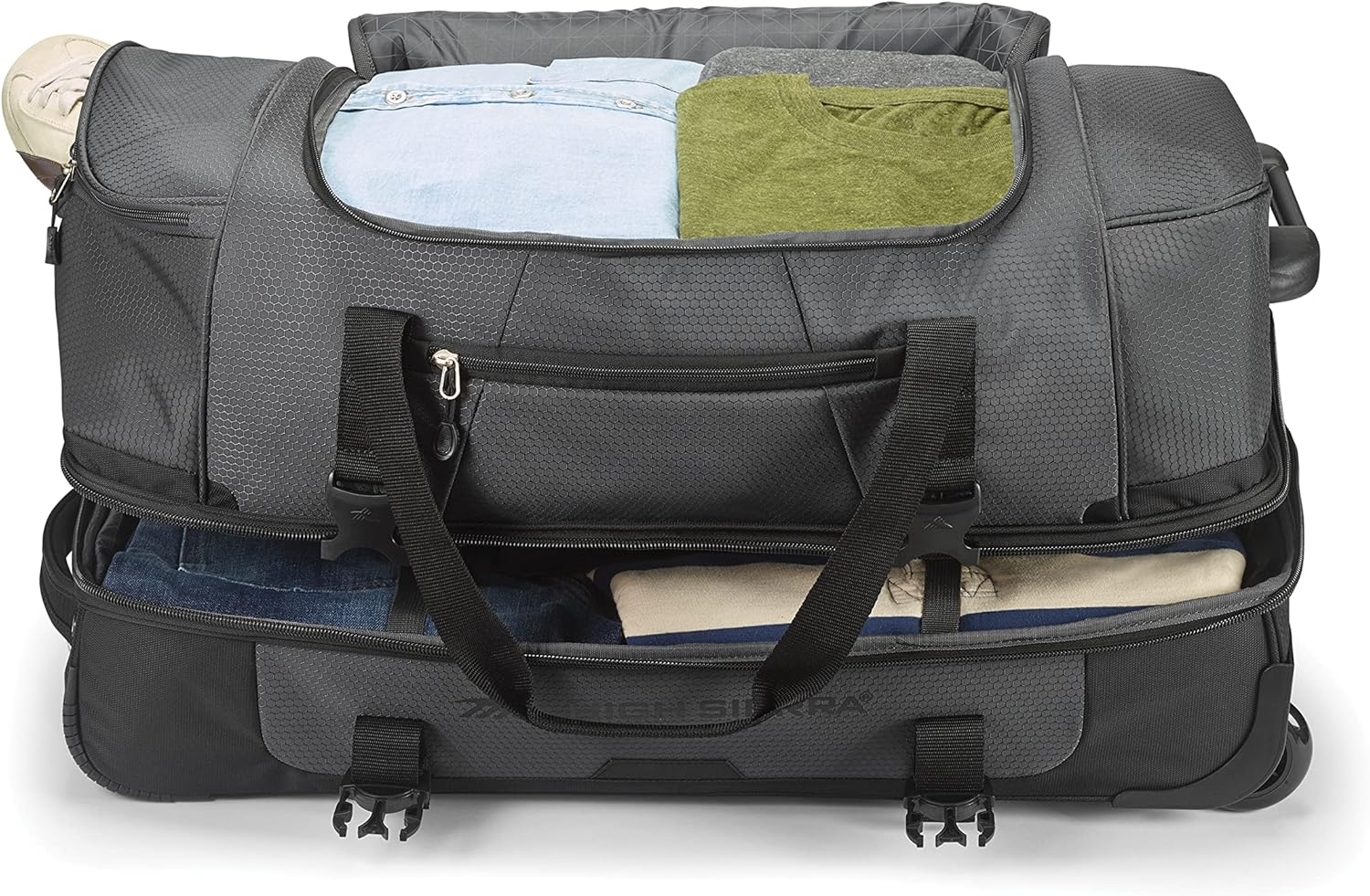 High Sierra Fairlead Drop-Bottom Wheeled Duffle image number 4