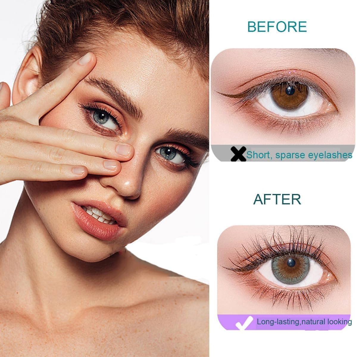 Eyelash Curler - Ergonomic Design for All Eye Shapes, Precision Curl Control, Superior Long- Lasting Curl, Gentle on Lashes, Includes 4PCS Silicone Replacement Pads, Easy to Use (Black) image number 2