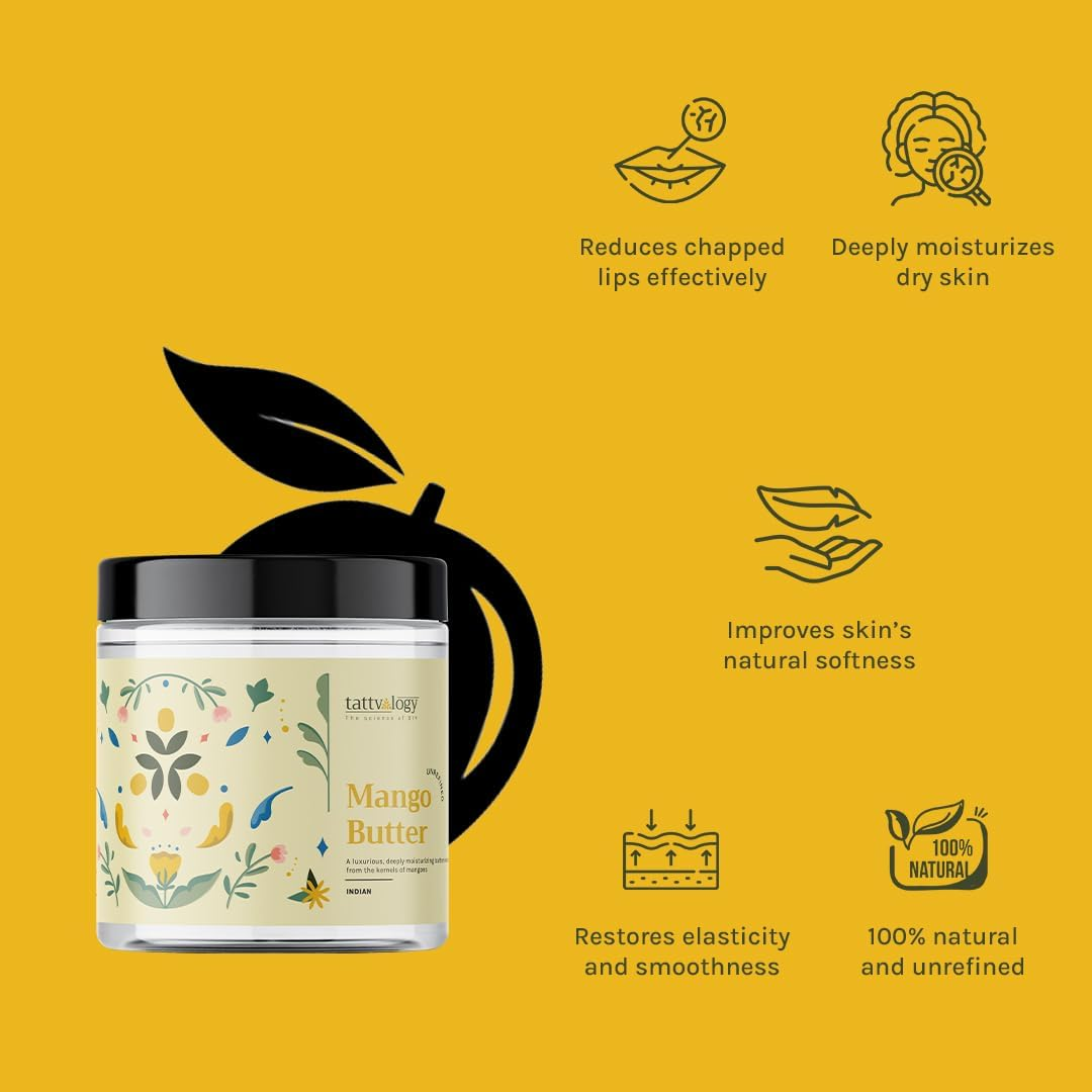 Nature'S Tattva Tattvalogy Raw Mango Unprocessed and Unrefined Butter, 100G image number 1