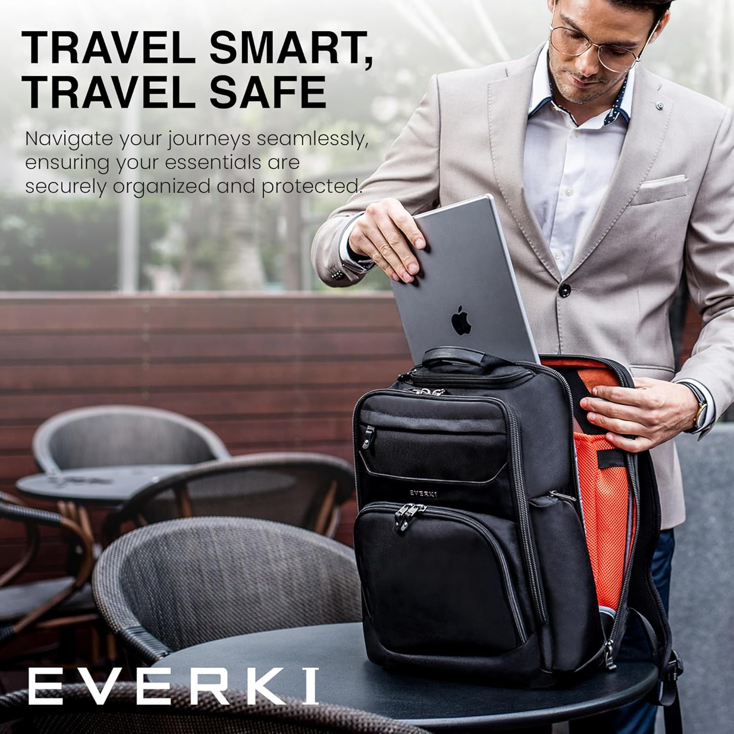 Everki Onyx Premium Business Executive Laptop Backpack image number 5