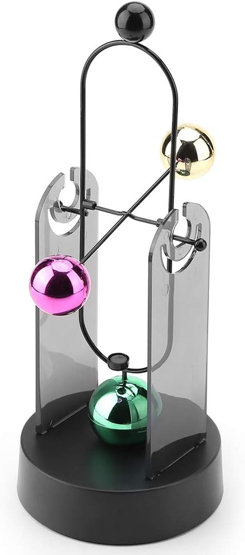 Perpetual Motion Machine, Modern Style Electronic Sculpture, Shake Wiggle Device | Swinging Art Craft | Desk Decoration | Space Decor for Your Friends Family