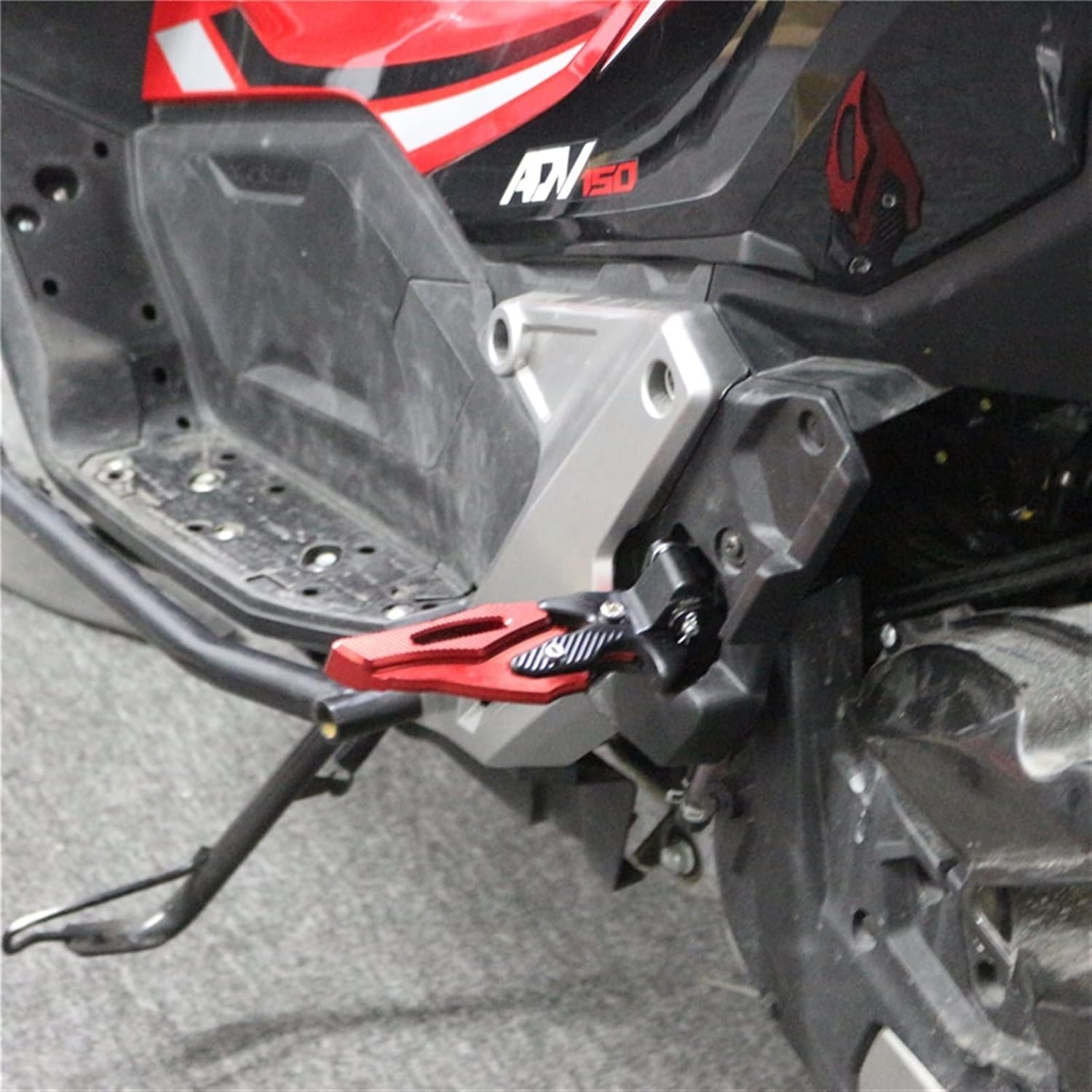 Rear Passenger Footrests Footpegs CNC Kick Support Holder Scooter Parts Foot Pegs Accessories for Honda ADV150 ADV 150 2019 2020 Foot Rests (Color : Blue)