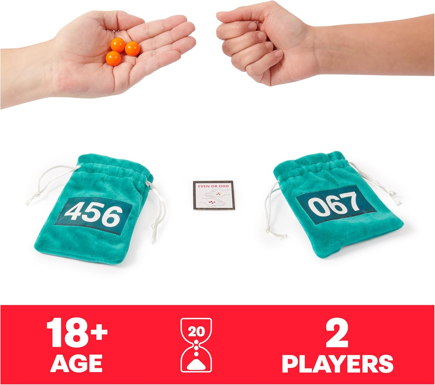 Spin Master Games, Squid Game Marbles Based on the Hit Netflix Drama, for Adult Players to Test Their Luck, 2 Players, for Ages 18 & Up image number 6