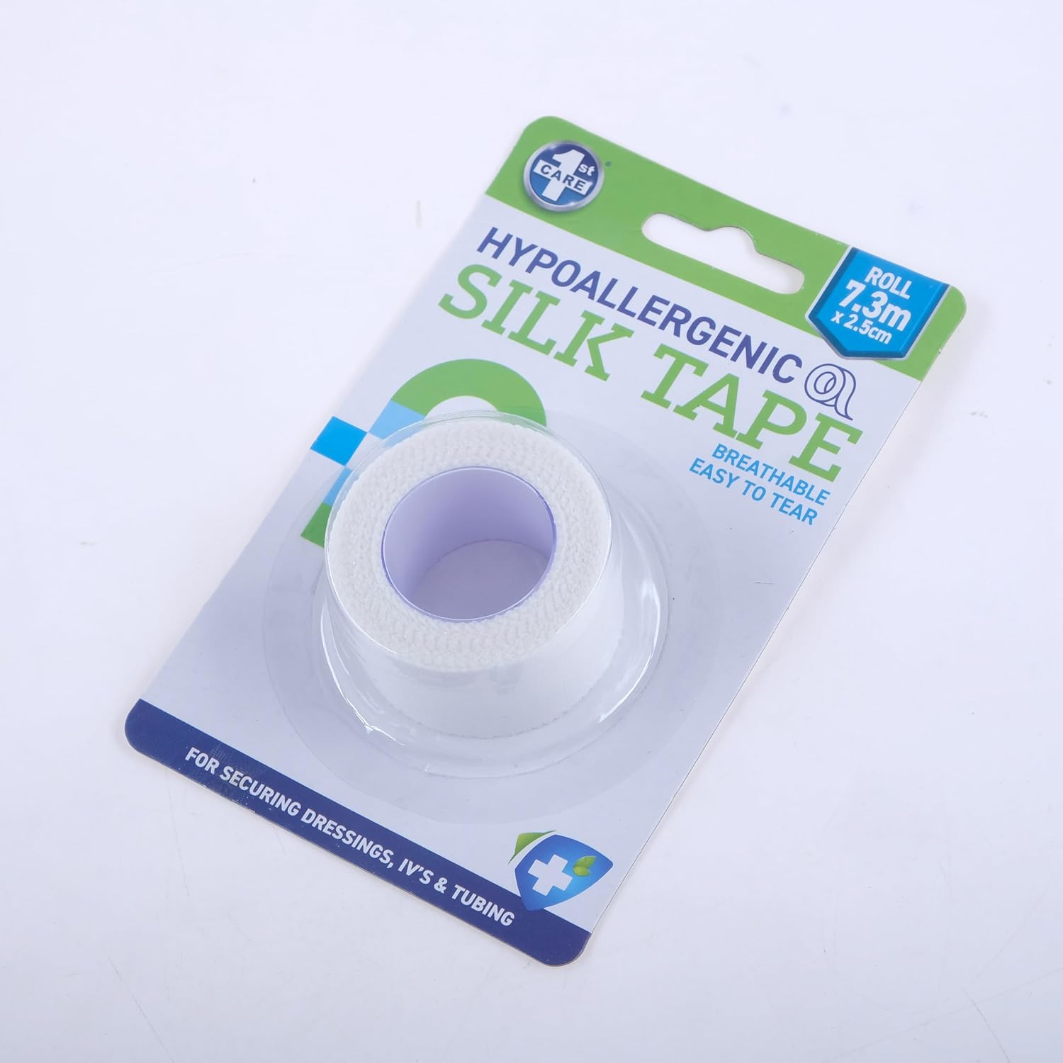 1St Care Hypo-Allergenic Silk Tape, 7.3 Meter Length X 2.5 Cm Width