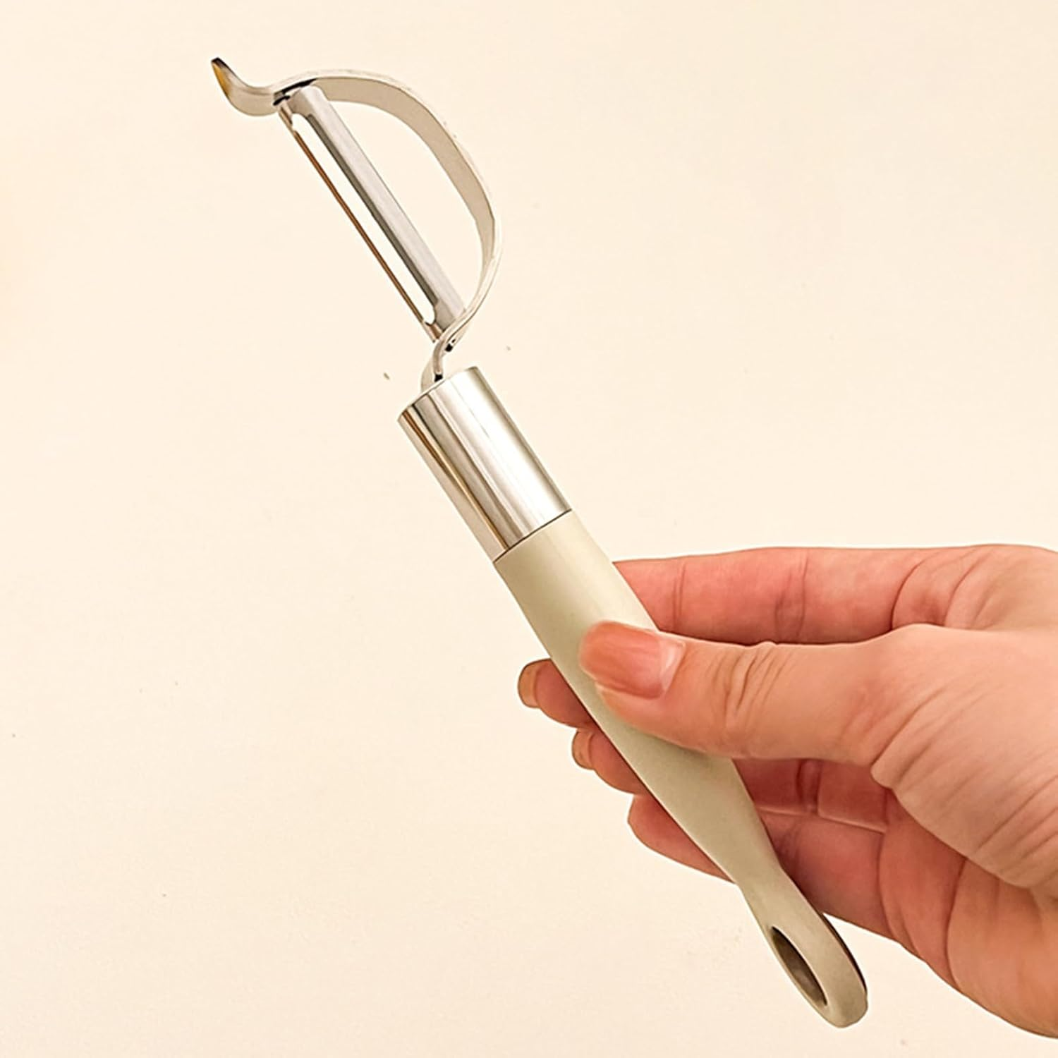 Vegetable Peeler | Carrot Peeler Stainless Steel,Rust Resistant Slicer Grater with Ergonomic Non-Slip Handle, Kitchen Gadgets Dishwasher Safe for Fruit Veggie image number 1