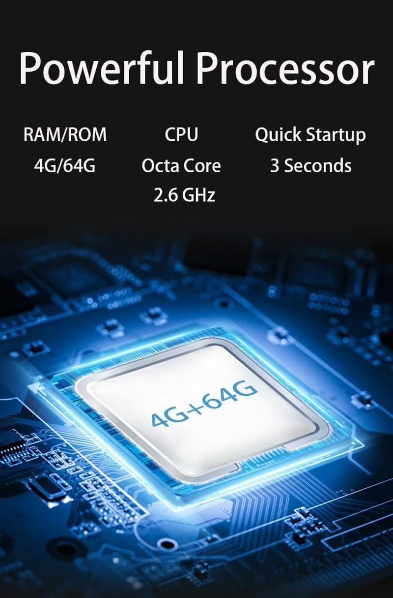 [4+64GB] Keconsing 10.1" Android 14 Autoradio for Honda Accord 7Th 2003 2004 2005 2006 2007 Radio Stereo Carplay, Wireless Car Play GPS Auto Navi Screen Bluetooth Navigation Playe Touchscreen image number 4