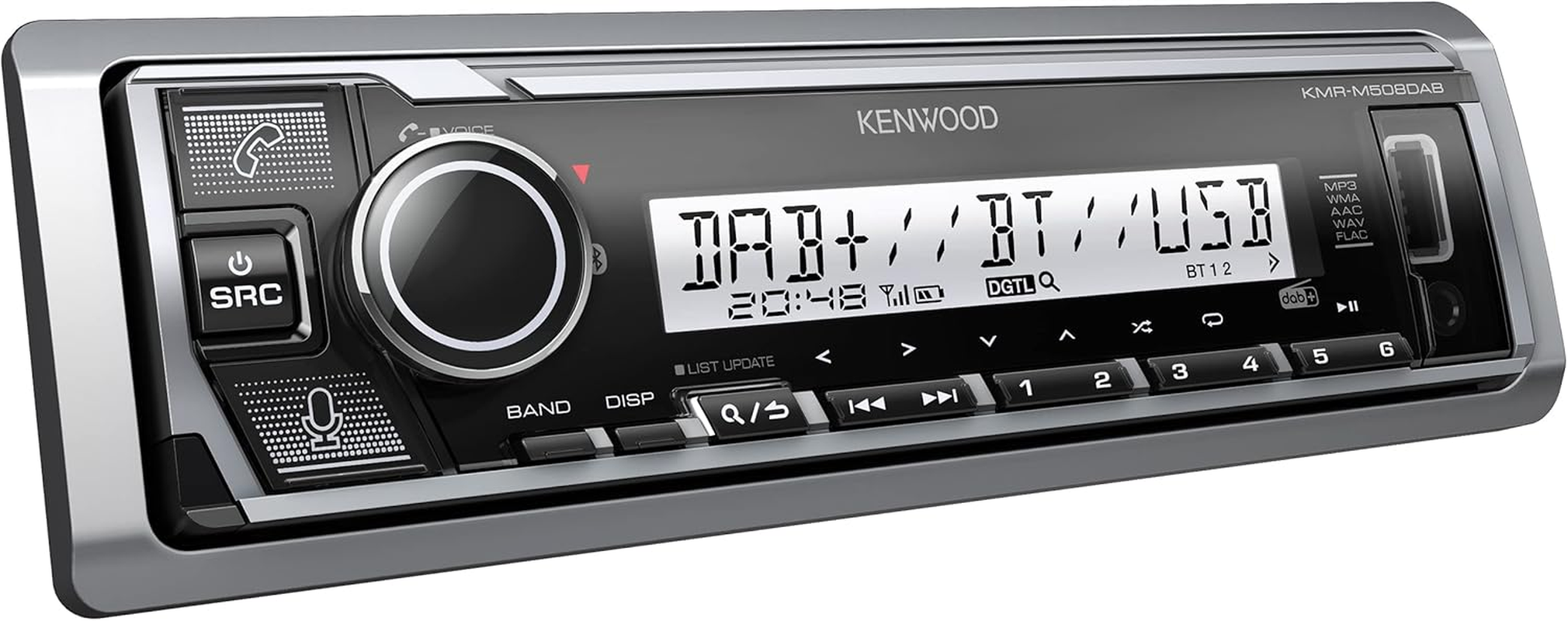 Kenwood KMR-M508DAB Marine Digital Media Receiver with DAB image number 2