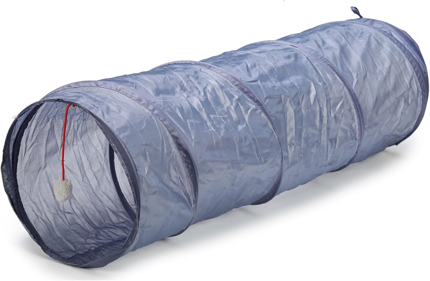 Well Home Foldable Cat Tunnel Grey 90 X 28 X 28 Cm