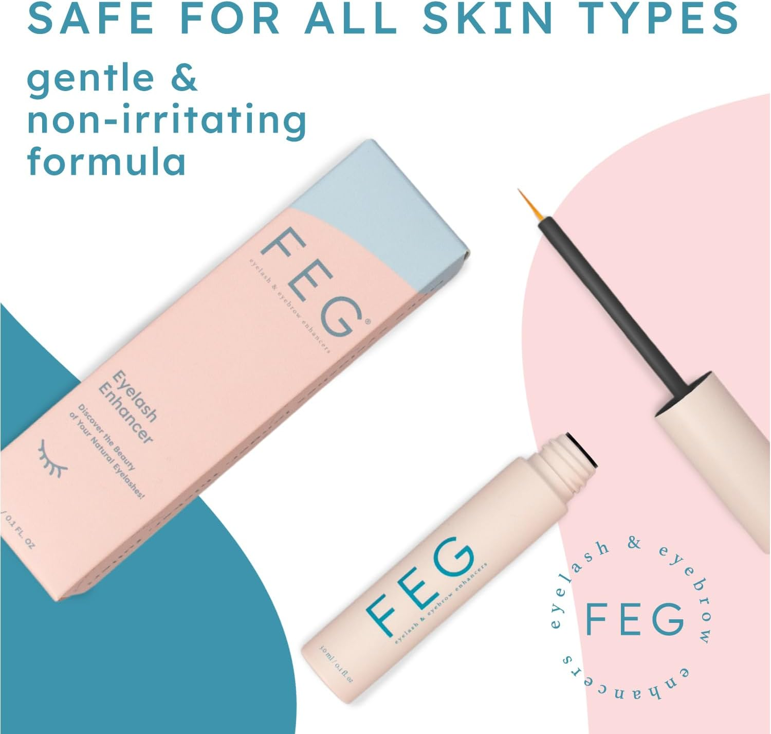 FEG Eyelash Enhancer Eye Lash Rapid Growth Serum Liquid 100% Original 3Ml (3 Pack) image number 2