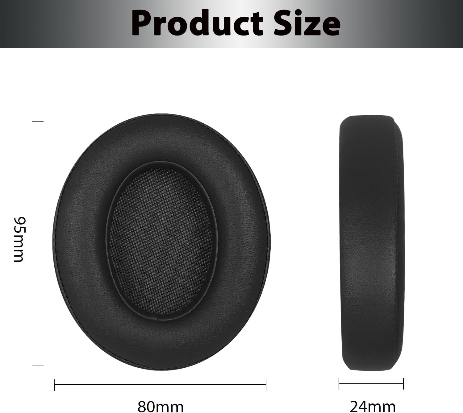 Studio3 Replacement Earpads Ear Pads Soft Protein Leather Cushion Cups Cover Compatible with by Dr.Dre Studio 2.0 Studio 3 B0500 B0501 Wired Wireless Over-Ear Headphones (Black)&hellip; - Ceramic Pink image number 7