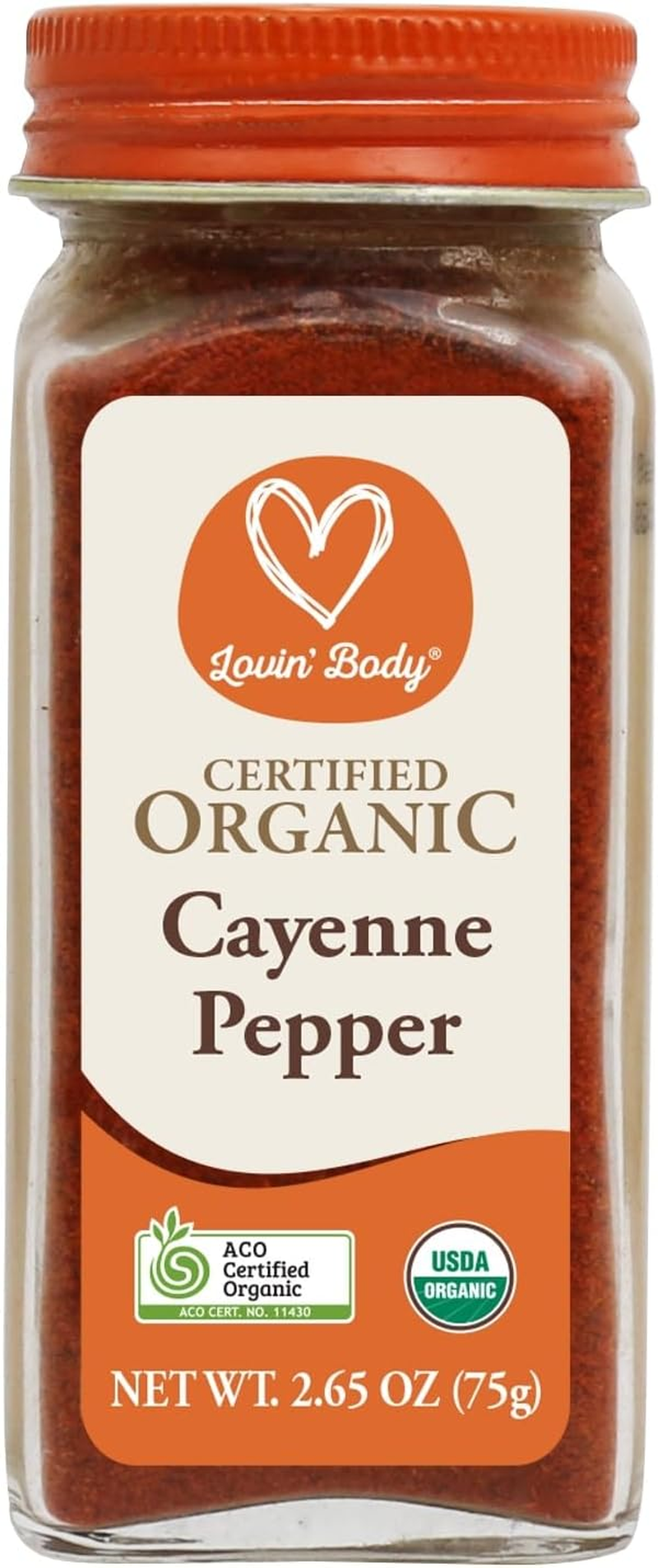 Lovin' Body Organic Cayenne Pepper 75 G