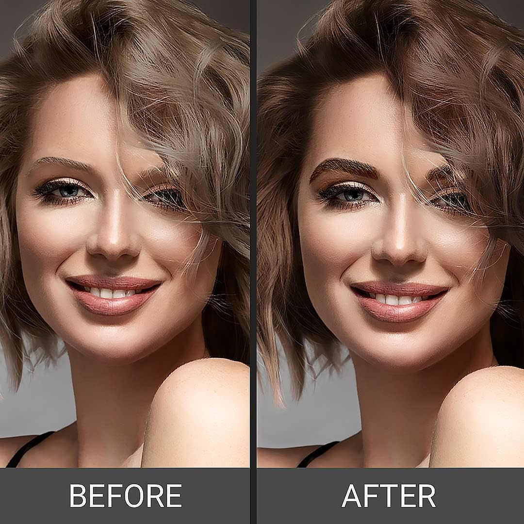 Mina Ibrow Henna Pearl Grey Regular Pack & Tinting Kit for Eyebrow Colours with Eyebrow Stencils (Combo Pack) (Pearl Grey) image number 1