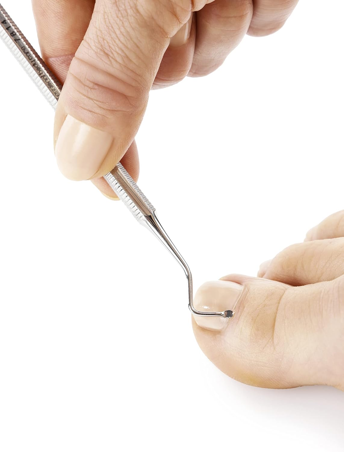 Remos Foot Care Instrument Corner Lifter Stainless Steel [Round Tip] for Grinding and Removing Deposits under the Nail image number 4